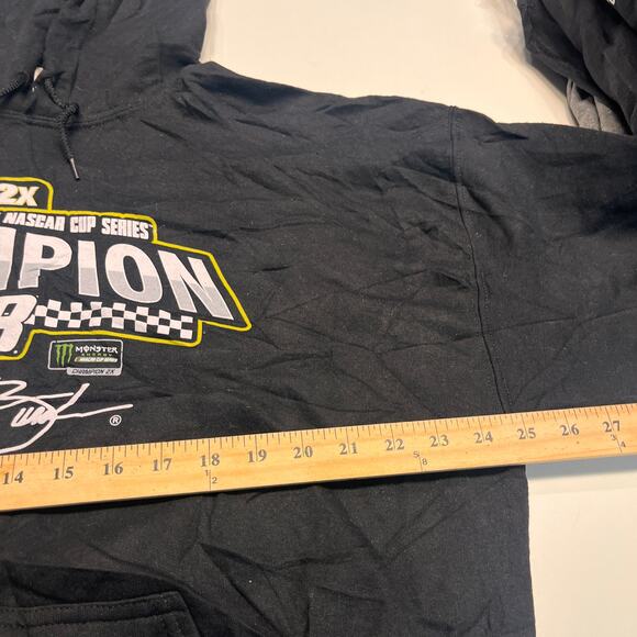 Monster Energy Racing Team 2019 NASCAR Cup Series Champion Hoodie Size XL - Picture 7 of 8